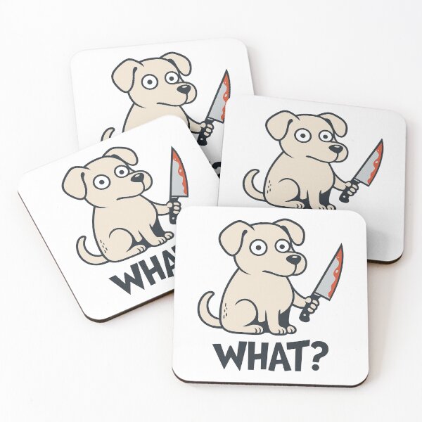 Item preview, What? Dog Edition – Cute but Slightly Dangerous designed and sold by antihero-store.