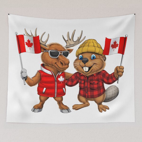 Item preview, Canadian Beaver And Moose designed and sold by underheaven.