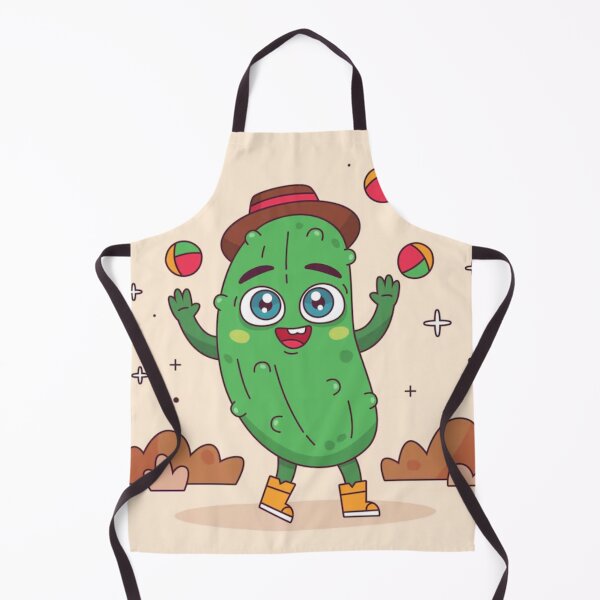 Item preview, cucumber cartoon playing with a ball classic sticker designed and sold by anandsiva2703.