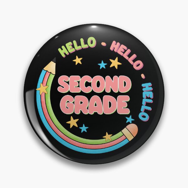 Item preview, Second Grade Hello T-Shirt – Cute Rainbow Pencil Design for Back-to-School designed and sold by FestivityFinds.