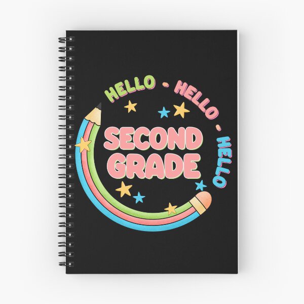 Item preview, Second Grade Hello T-Shirt – Cute Rainbow Pencil Design for Back-to-School designed and sold by FestivityFinds.