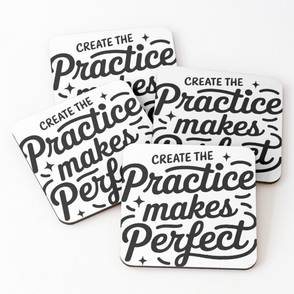 Item preview, Practice Makes Perfect Hand-Lettering designed and sold by Moon2025.