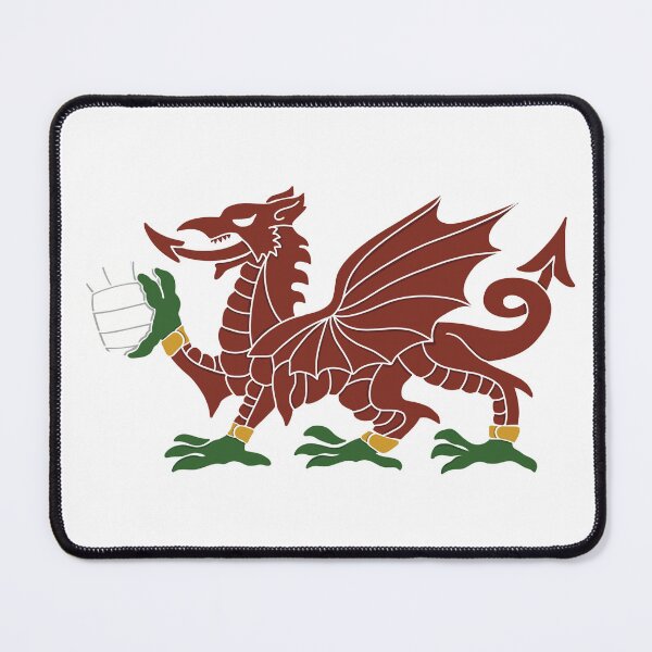 Item preview, Gaelic Football Welsh Dragon designed and sold by illustrabby.
