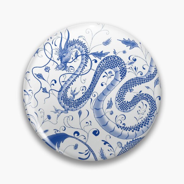 Item preview, Oriental Blue Dragon  designed and sold by Hallie Odom.