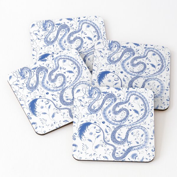 Item preview, Oriental Blue Dragon  designed and sold by Hallie Odom.