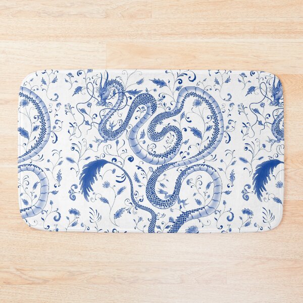 Item preview, Oriental Blue Dragon  designed and sold by Hallie Odom.