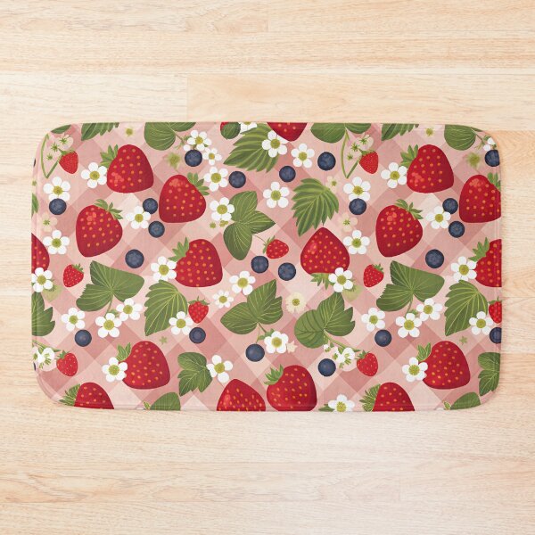 Aperçu de l'œuvre Cottagecore Strawberry Patch créée et vendue par Napxcha.