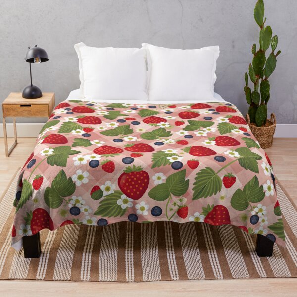 Item preview, Cottagecore Strawberry Patch designed and sold by Napxcha.