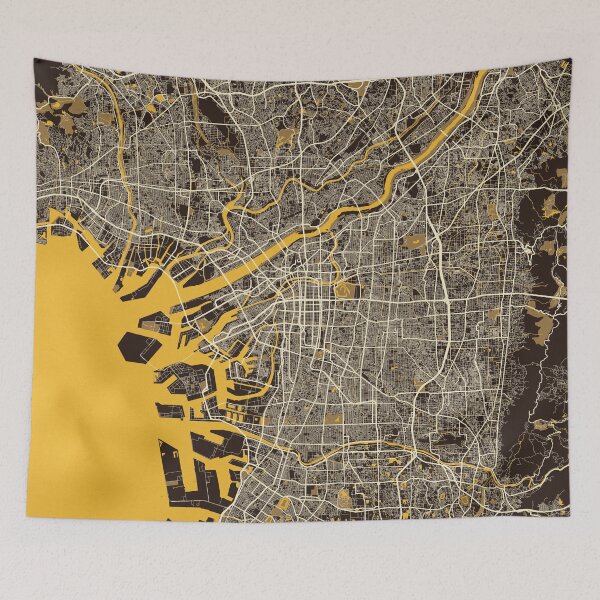 Item preview, Osaka City Map of Japan  - Pastel designed and sold by deMAP.