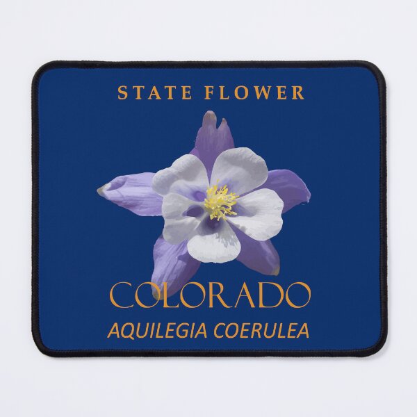 Item preview, Colorado Territory Flower Blue Aquilegia coerulea designed and sold by taiche.