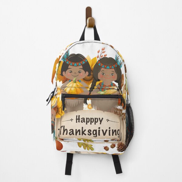 Item preview, Little Indian boy happy on Thanksgiving Day designed and sold by poonzapoon.