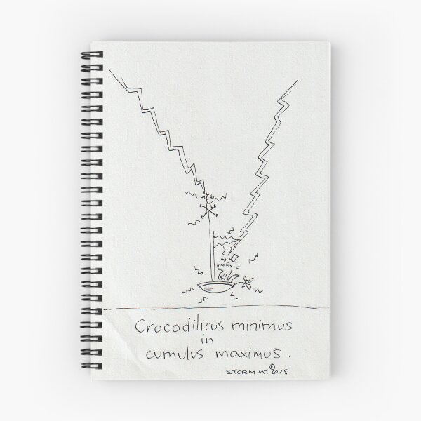 Item preview, Crocodilicus Minimus in Cumulus Maximus - Rage across the Kimberly's  designed and sold by Geoffrey & Michelle  Thomson.