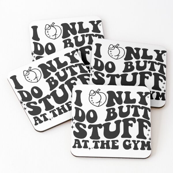 Item preview, Funny Peach Butt Gym Typography Design designed and sold by haitrieuic96.