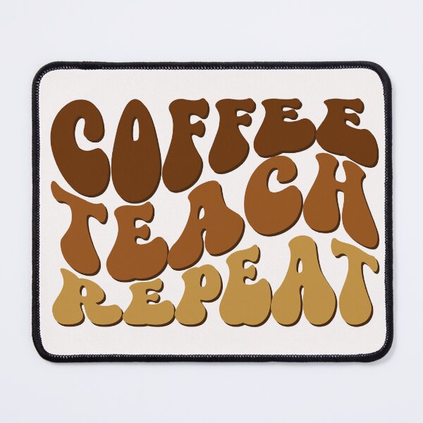 Item preview, Coffee Teach Repeat T-Shirt – Fun and Retro Design for Coffee-Loving Teachers designed and sold by FestivityFinds.