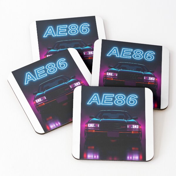 Item preview, Neon Art: Toyota AE 86, front view with lettering designed and sold by Salimgor Hangaround Music.