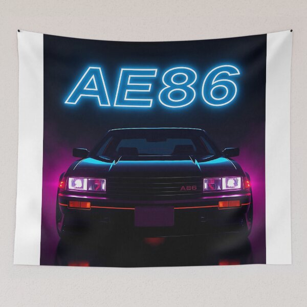Item preview, Neon Art: Toyota AE 86, front view with lettering designed and sold by Salimgor Hangaround Music.