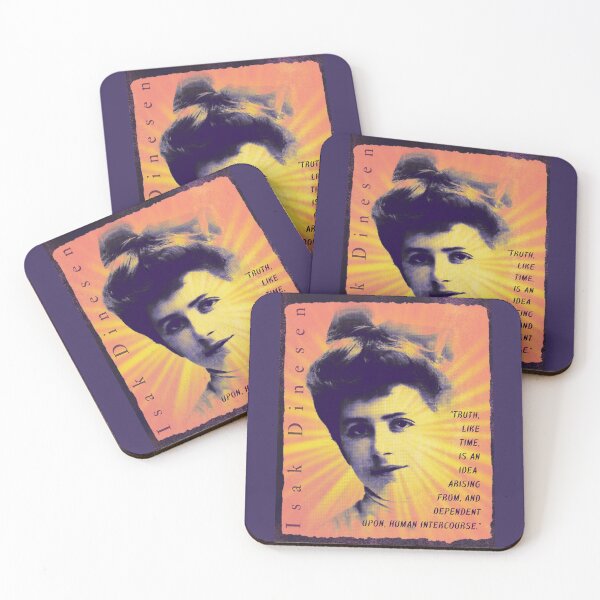 Item preview, Isak Dinesen quote: “Truth, like time, is an idea arising from, and dependent upon, human intercourse.” designed and sold by artbleed.