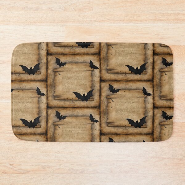 Item preview, Gothic Bat Scroll – Dark Themed Halloween Wall Art designed and sold by Diclebaybas.