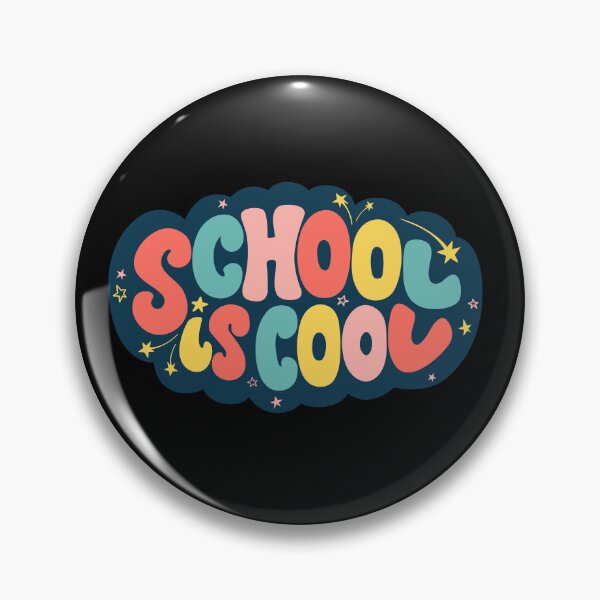 Item preview, School Is Cool Sticker – Fun and Colorful Design for Students and Teachers designed and sold by FestivityFinds.