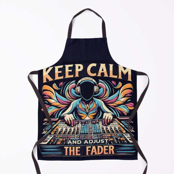 Item preview, Keep Calm and Adjust the Fader, typography designed and sold by maxmaj.