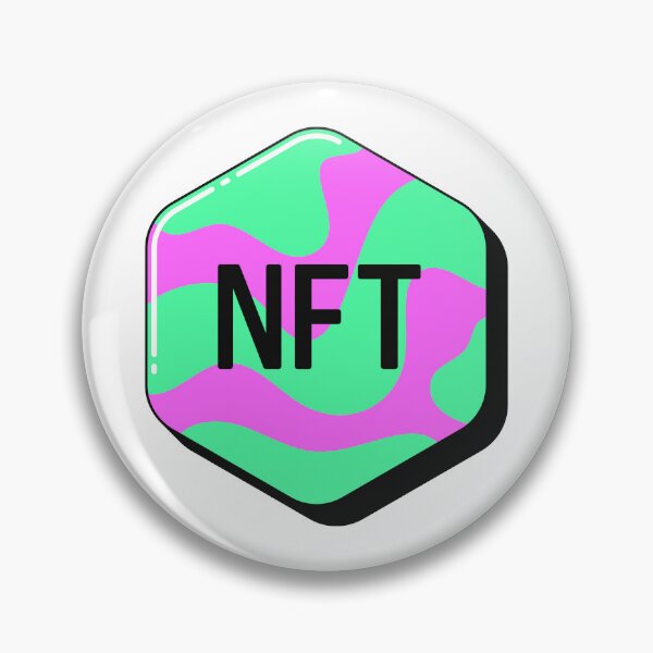 Item preview, Magenta green NFT token with liquid texture, pop art designed and sold by artskill2k17.