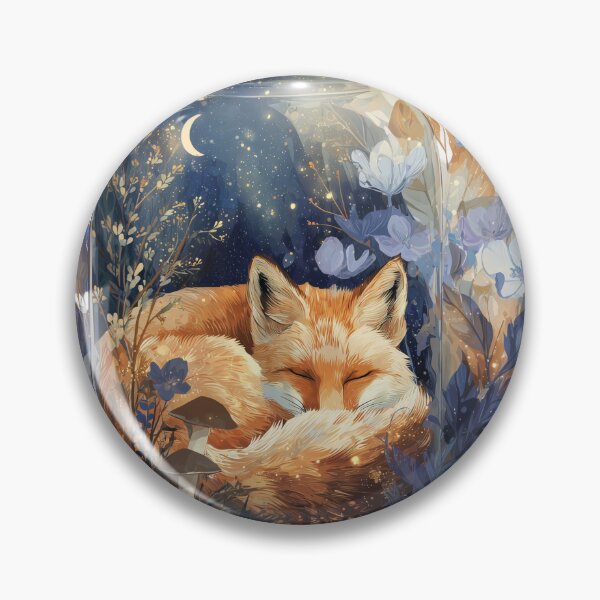 Item preview, Red Fox Sleeping Peacefully in Jar designed and sold by CheonjaeDesigns.