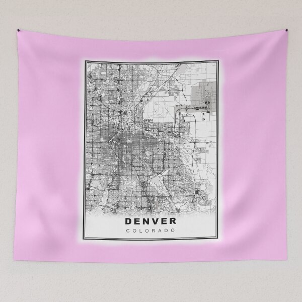 Item preview, Minimalist Denver Map designed and sold by Tamas Das.