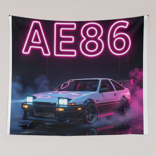 Item preview, Neon Art: Toyota AE 86, lettering designed and sold by Salimgor Hangaround Music.