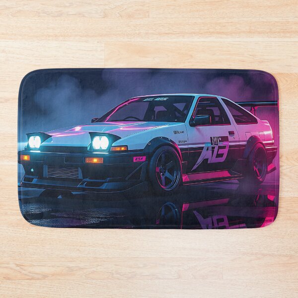 Item preview, Neon Art: Toyota AE 86, Lettering Red, Blue designed and sold by Salimgor Hangaround Music.