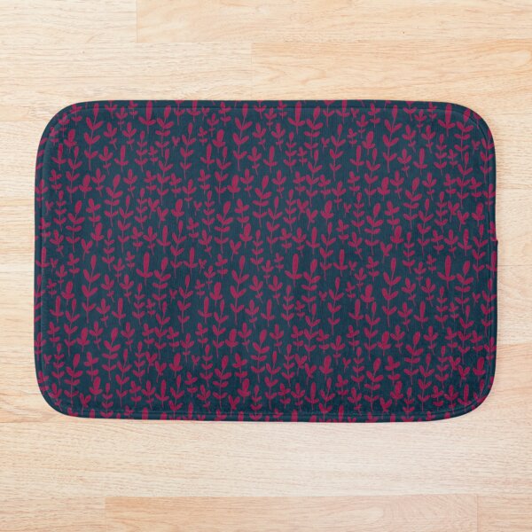 Item preview, Dark blue and pink  leaf pattern  designed and sold by Chirayu1111.