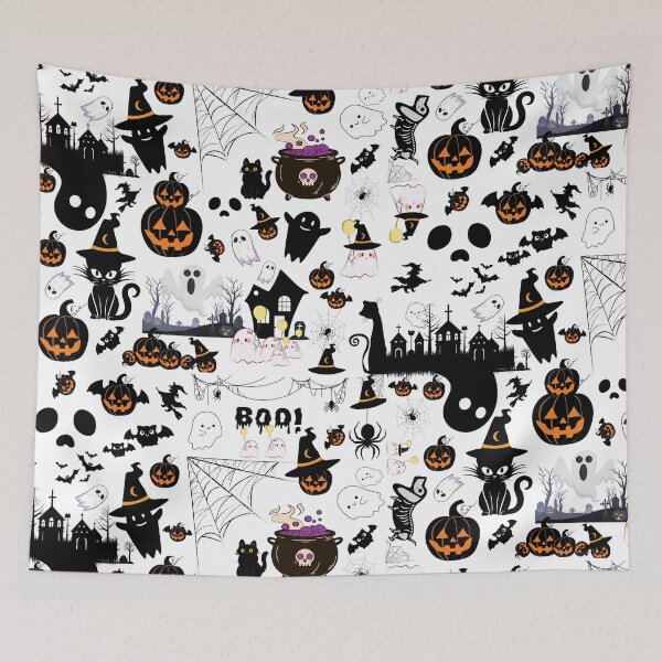 Item preview, Spooky Cute Booboo Halloween Seamless Pattern designed and sold by SammerDesign.