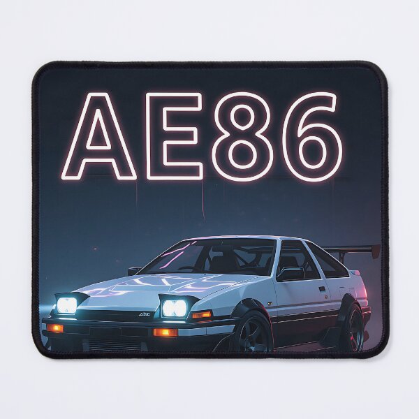 Item preview, Neon Art: Black/White Toyota AE 86, Lettering Red, Blue designed and sold by Salimgor Hangaround Music.
