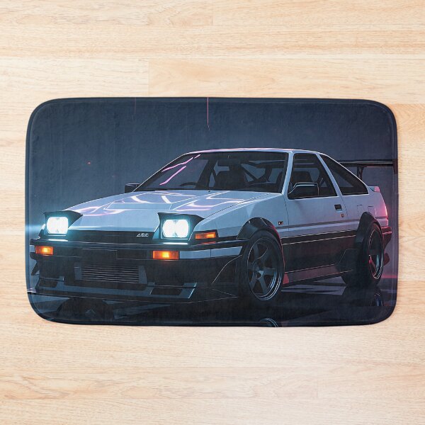 Item preview, Neon Art: Black/White Toyota AE 86, Lettering Red, Blue designed and sold by Salimgor Hangaround Music.
