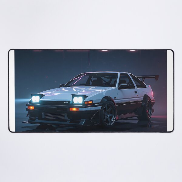 Item preview, Neon Art: Black/White Toyota AE 86, Lettering Red, Blue designed and sold by Salimgor Hangaround Music.