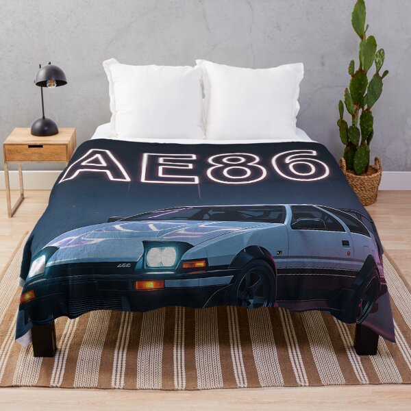 Item preview, Neon Art: Black/White Toyota AE 86, Lettering Red, Blue designed and sold by Salimgor Hangaround Music.