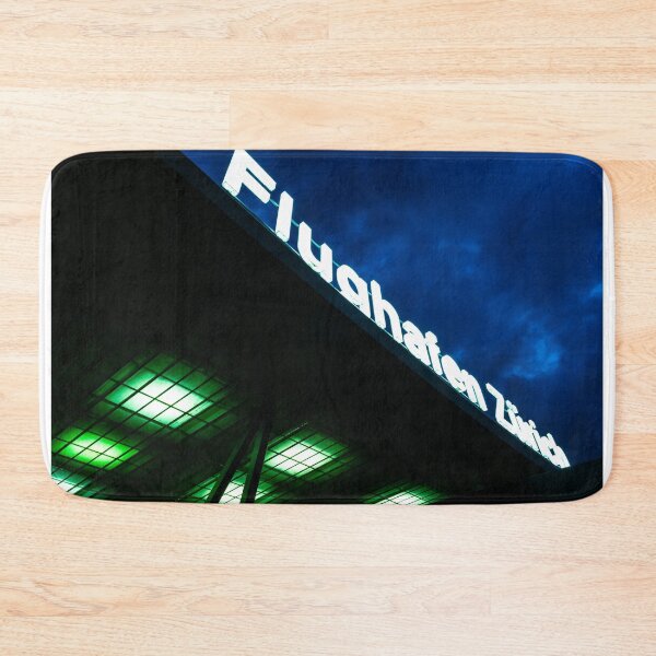 Item preview, Illuminated Entrance Sign to Zurich Airport at Night designed and sold by Mats Silvan.