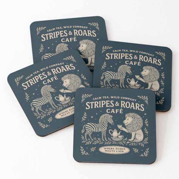 Item preview, Stripes & Roars Café designed and sold by EdvvinStudios.
