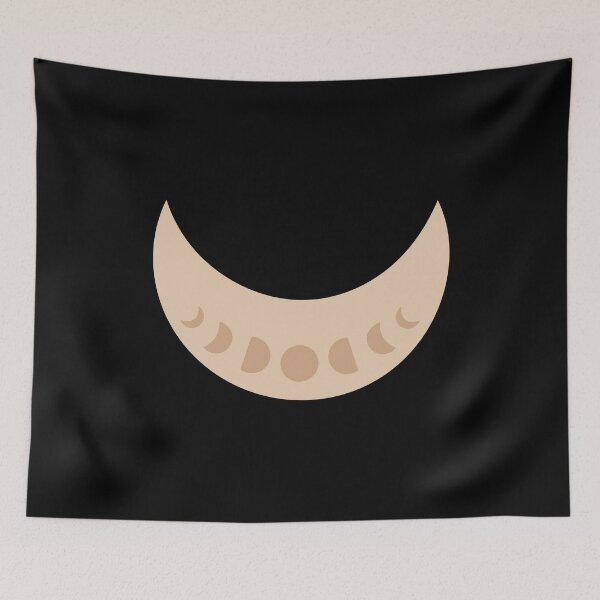 Item preview, Boho Crescent Moon - Lunar Phases designed and sold by Julza Art.
