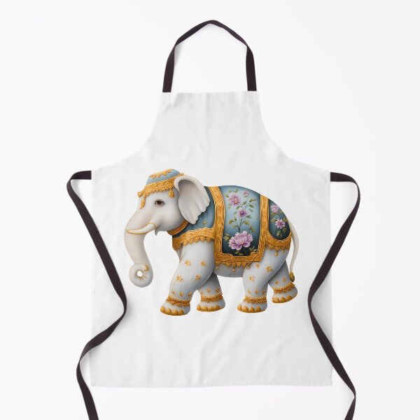 Item preview, Gajraj – Pichwai Elephant with Floral Patterns designed and sold by Asapusri.