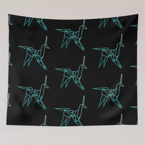 Item preview, Blue Blade Runner Origami Unicorn designed and sold by Harry Draws Straws.