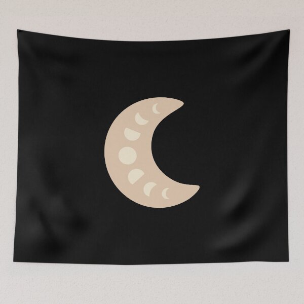 Item preview, Boho Crescent Moon - Lunar Phases designed and sold by Julza Art.