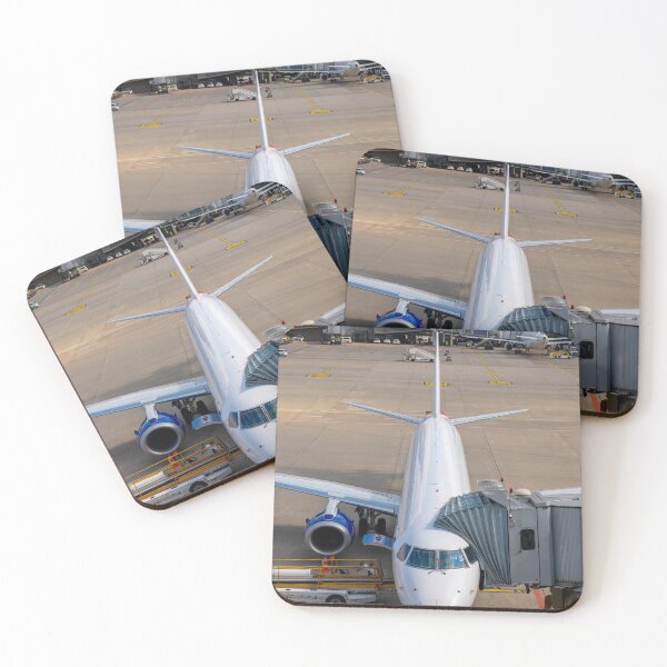 Item preview, Zurich Airport and Passenger Airplane and Boarding Bridge Gate on Airfield designed and sold by Mats Silvan.