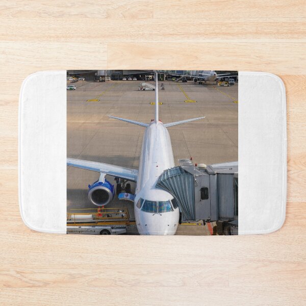 Item preview, Zurich Airport and Passenger Airplane and Boarding Bridge Gate on Airfield designed and sold by Mats Silvan.