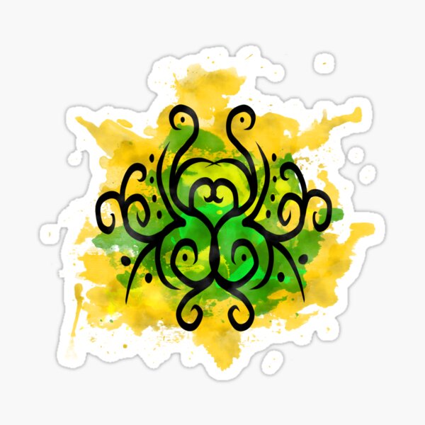 Sigil for wealth, fortune, and abundance Sticker