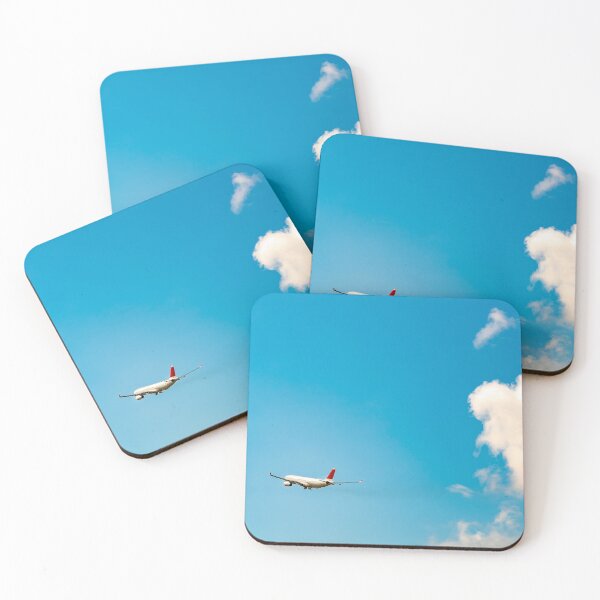 Item preview, Passenger Airplane Flying Against Blue Sky and Clouds designed and sold by Mats Silvan.
