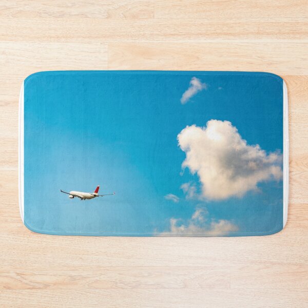 Item preview, Passenger Airplane Flying Against Blue Sky and Clouds designed and sold by Mats Silvan.