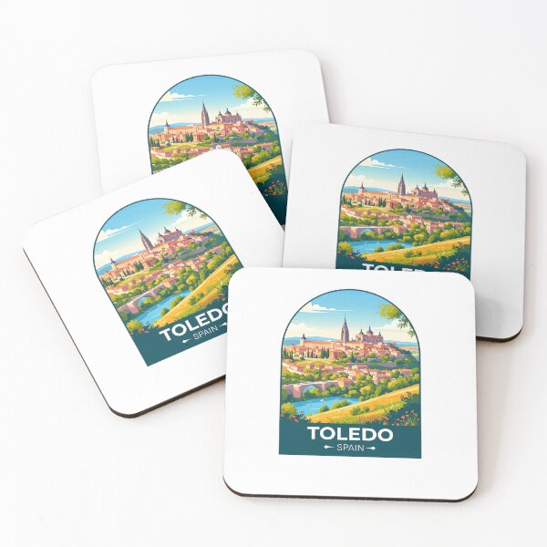 Artikelvorschau, Toledo, Spanien Sticker entworfen und verkauft von TulipaGraphics.