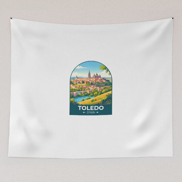 Item preview, Pegatina de Toledo, España designed and sold by TulipaGraphics.