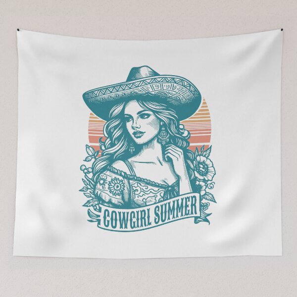 Item preview, Cowgirl Summer Retro Rodeo designed and sold by Jcat7.