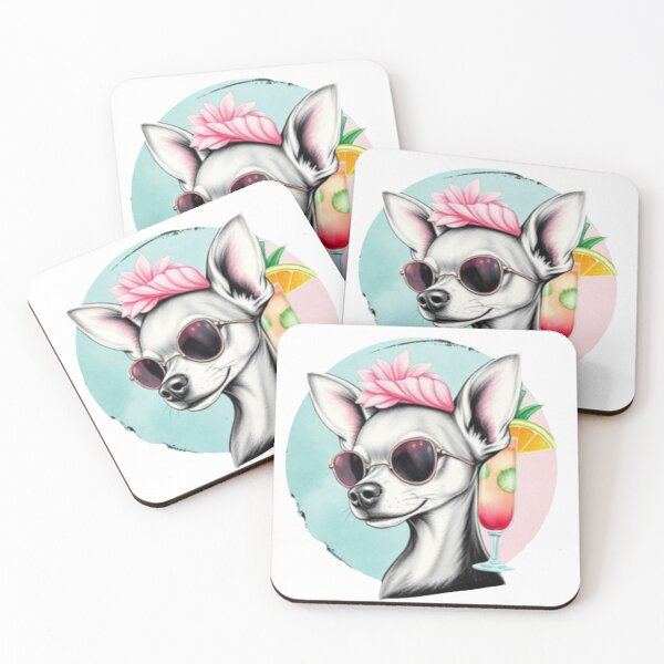Item preview,  Chihuahua Diva with Tropical Drink designed and sold by Iuqiune.